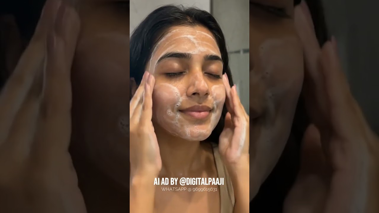 This Skincare Ad Has NO Real Model — 100% AI Generated